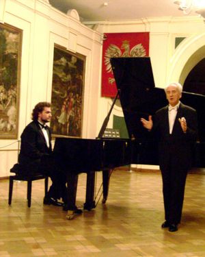 Oleksandr Poliykov and Juliusz Adamowski.  Photo by Jerzy Grycan.